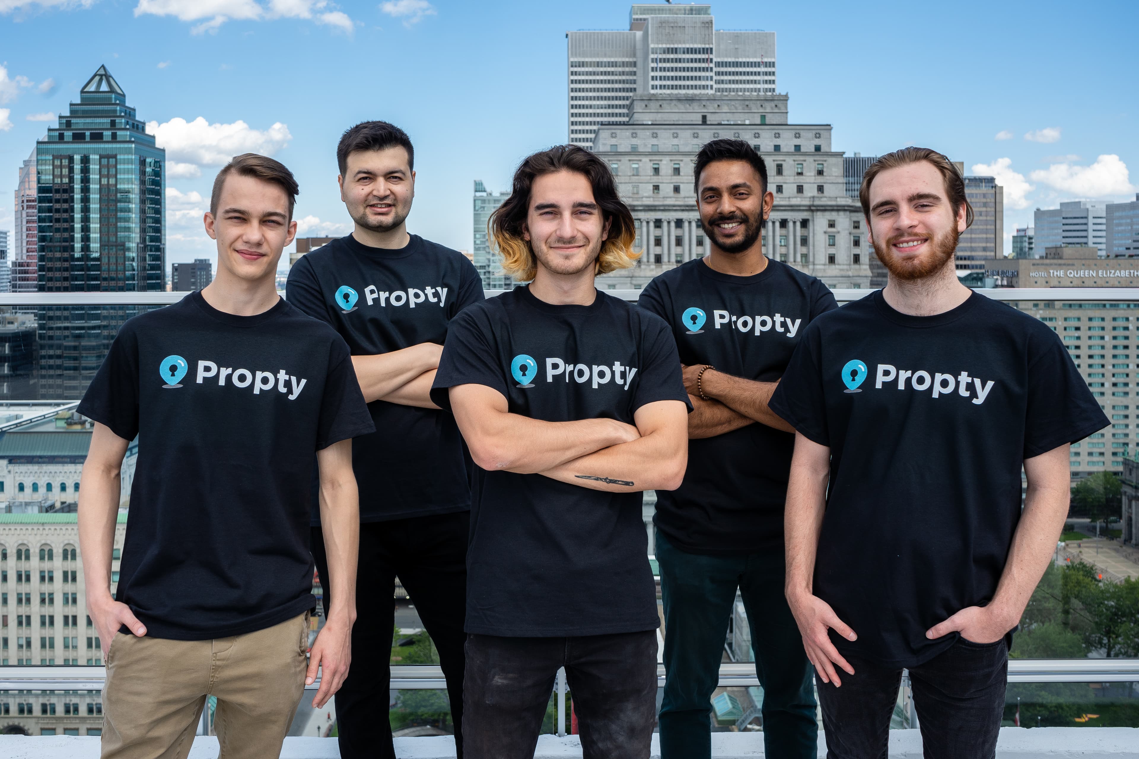 Équipe Propty au travail